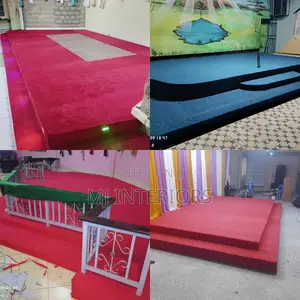 Affordable Red Wall to Wall Carpet Installation Service
