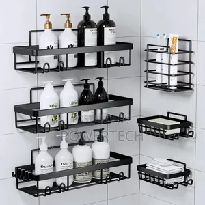 6-Pc Shower Caddy - Spacious Bathroom Shower Organizers