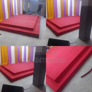 Soft Touch Red Wall to Wall Carpet for Churches