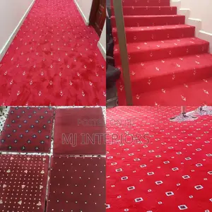 Premium Red Wall to Wall Flooring Carpet for Businesses