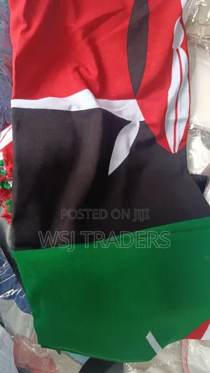 Kenyan Flag Leso/ Kanga/Cotton Fabric