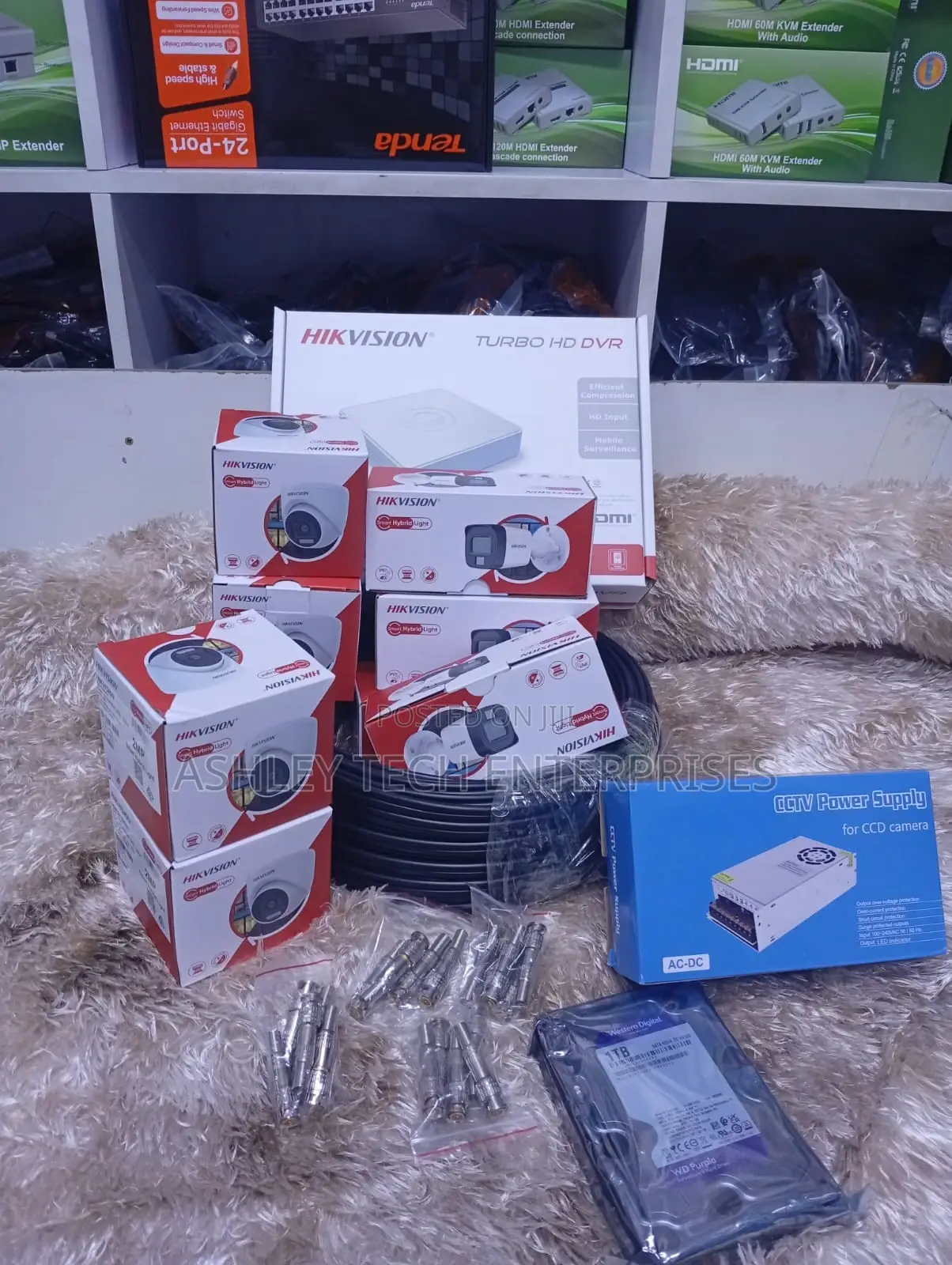 Hikvision DVR 8 Channel CCTV Camera Kit