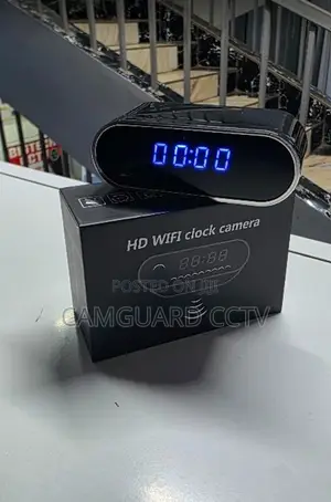Hd Wifi Clock Camera Table Watch – Look Cam App Hidden Spy Camera