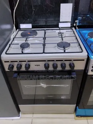 Von Cooker 3 Gas + 1hotplate Electric Oven Vcf653151fsy Inox Grey