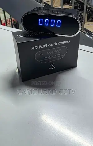 Hidden Clock Camera Hd Indoor Security Cam With Mobile Monitoring