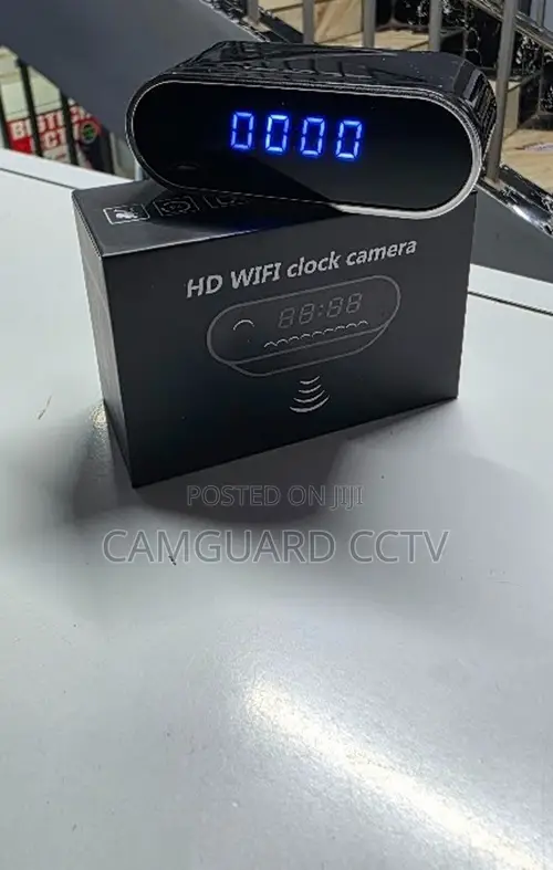 Hidden Clock Camera Hd Indoor Security Cam With Mobile Monitoring