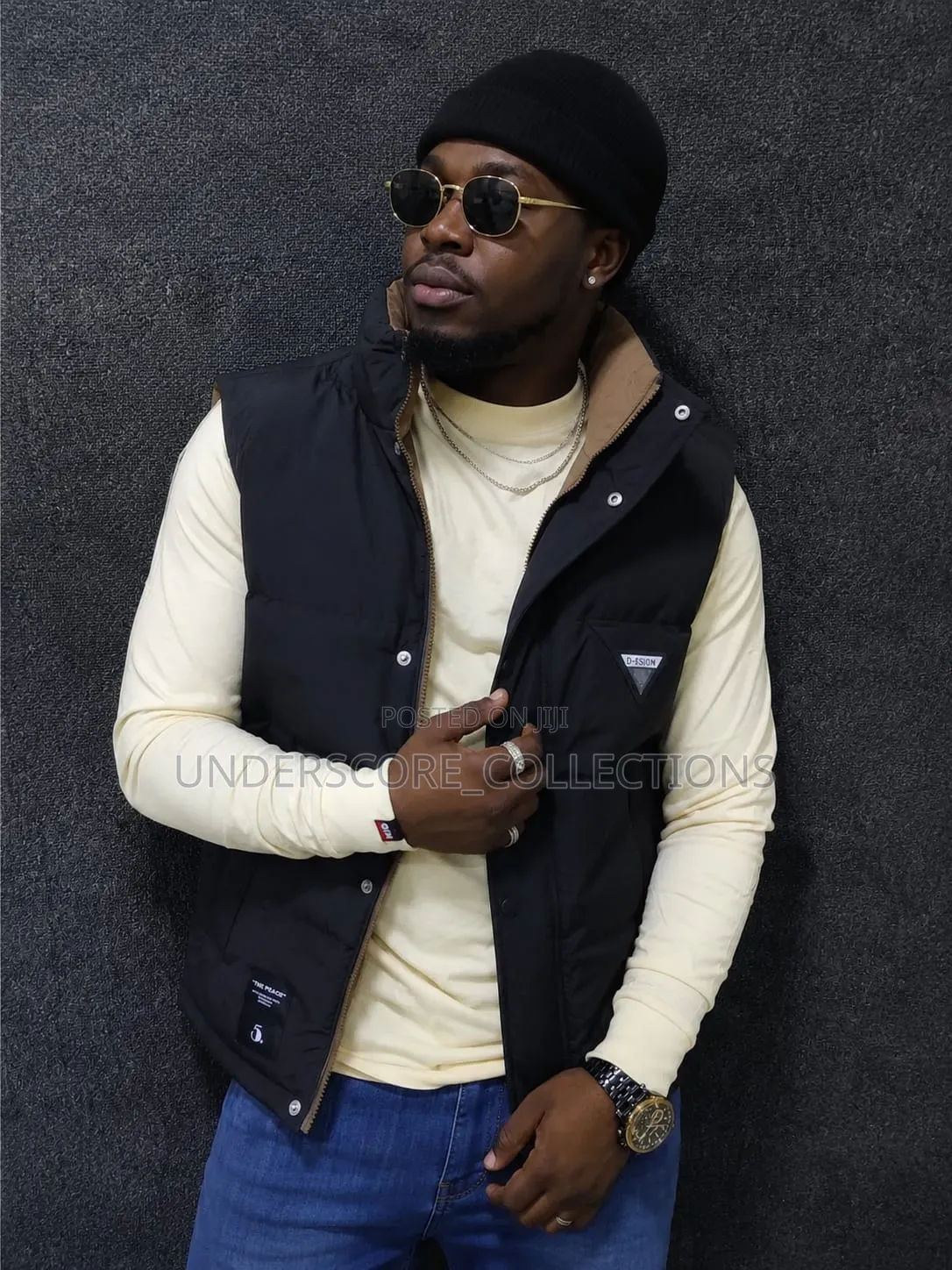 Unisex Brandable Warm Half Jackets