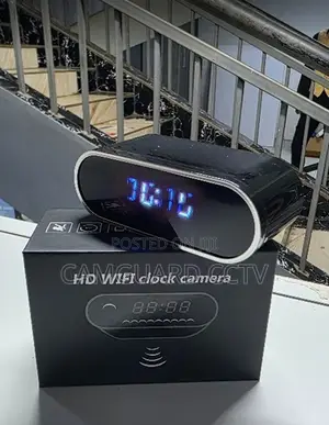 Mini Table Clock Wifi Camera – Motion Sensor Loop Recording