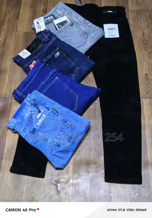 Quality Casual Denim Slim Fit Amiri Diesel Jeans for Men