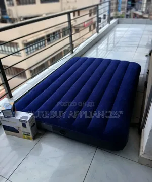 Intex 4x6 Inflatable Air Mattress With Free Pump – Portable