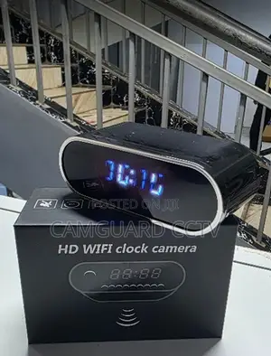 Smart Clock Camera Wifi Hidden DVR – Supports Android iPhone