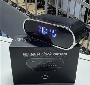 Table Clock Hidden Camera Hd – Portable Wireless Surveillance Camera
