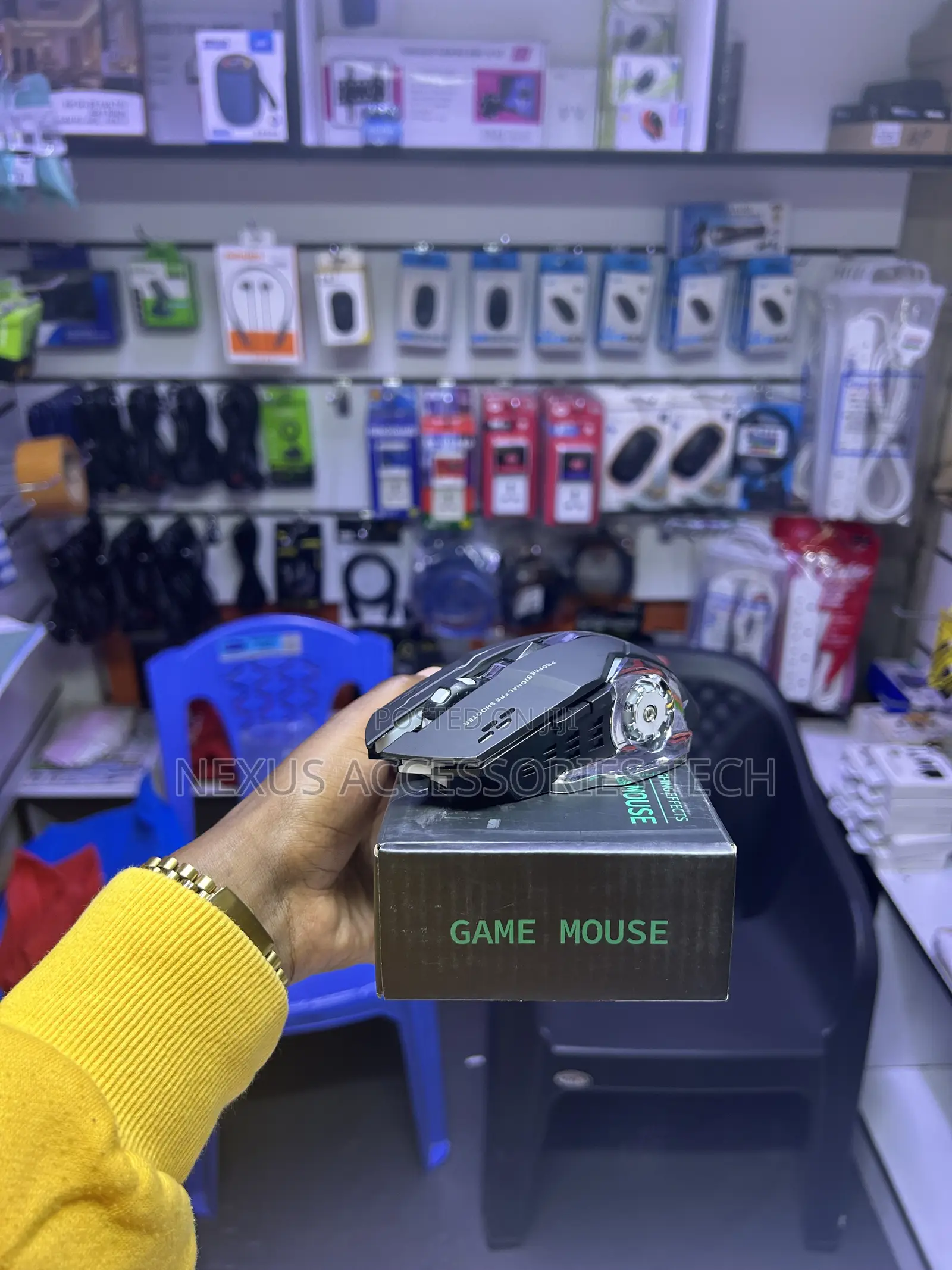 Rechargeable Wireless Gaming Mouse With Bluetooth Rgb Lights