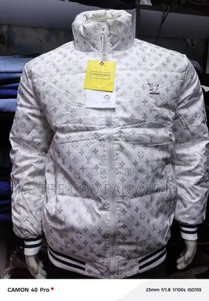 Quality Casual Puffed Collage Luiz Vuitton Designer Jacket