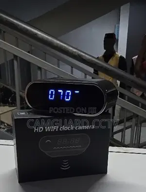 Smart Hd Wifi Table Clock Camera – Hidden Camera With Remote Viewing