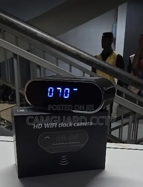 Smart Hd Wifi Table Clock Camera – Hidden Camera With Remote Viewing