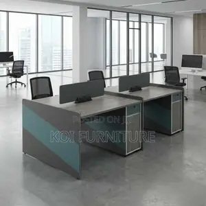 Office Workstation : G12g Four-Person Office Workstation