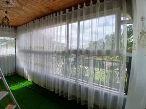 Elegant White Sheer Curtains for Living Room and Bedroom