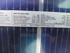 Jinko 715w N-Type Bifacial Solar Panel | Tiger Neo | 1500v System |