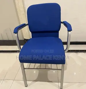 Event Chair: Durable Upholstered Church Chair With Armrest and Storage