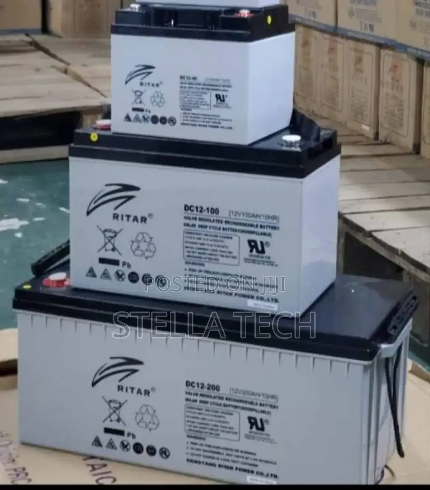 Rita Solar Battery 18ah 12volts