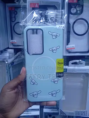 iPhone 13 Pro Max Cinnamoroll Character Pattern-Light Blue