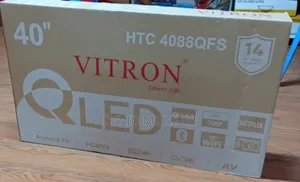 Vitron 40" Frameless Smart Tv With Wi-Fi Netflix