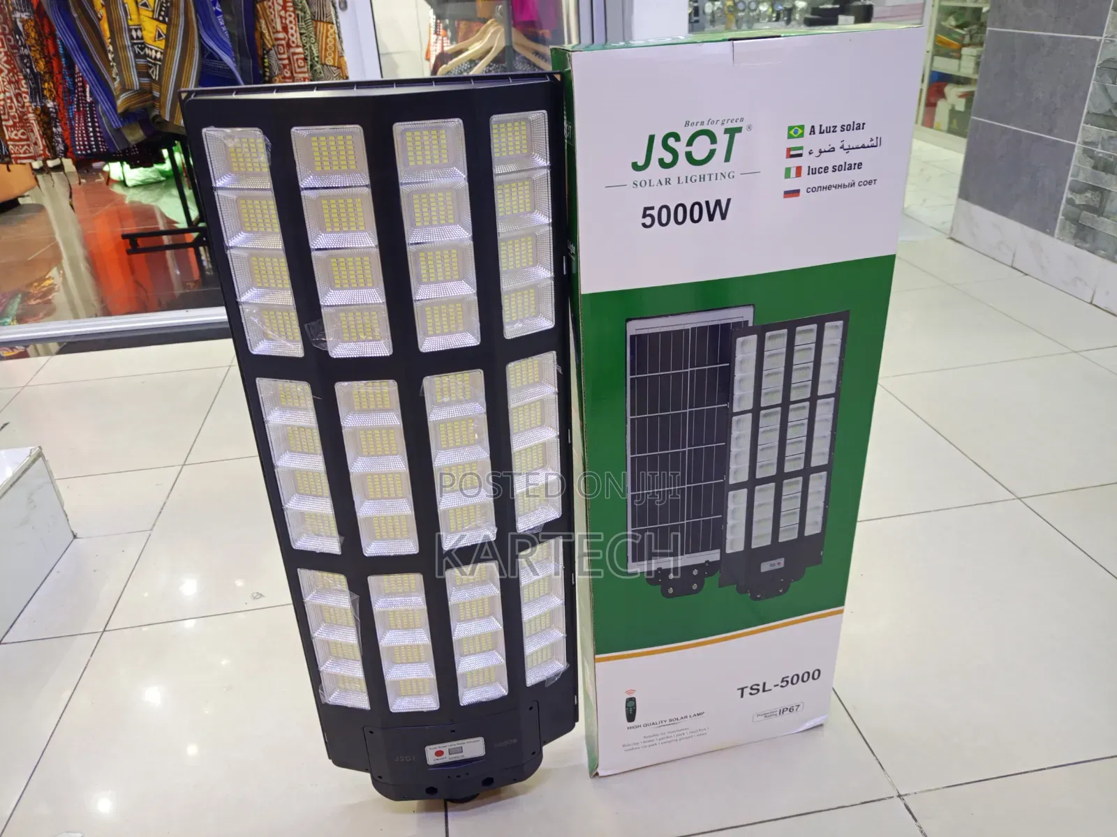 Jsot TSL-5000 5000w Solar Lighting System for Compound Security