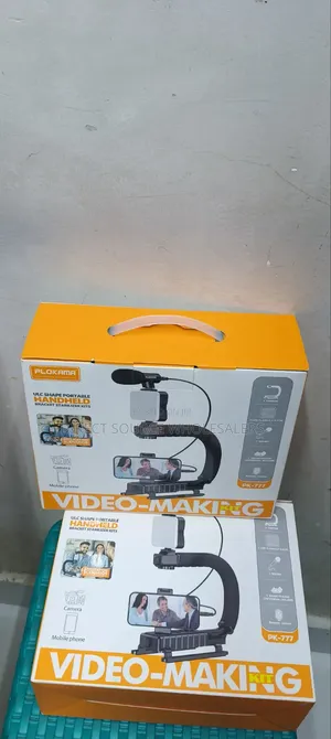 Stable Handheld Grip for Shake-Free Videos Adjustable