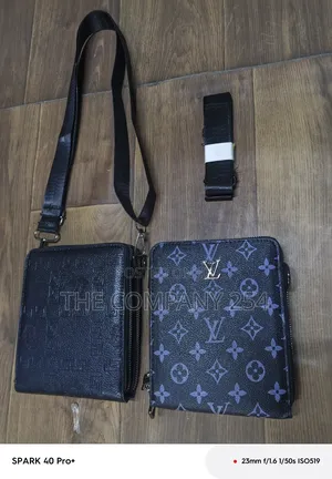 Quality Casual Leather Sling Chest Lv Versace Bags