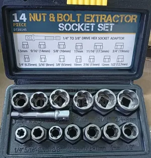 14pcs Nuts and Bolt Extractor Socket Set