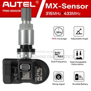 Autel 2 in 1 Vehicle TPMS Mx Sensors 315mhz / 433mhz Tyre Sensors