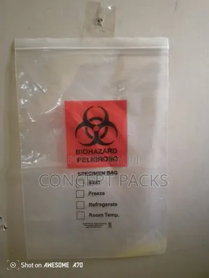 100pcs -6" X 9" Medical Specimen Bags
