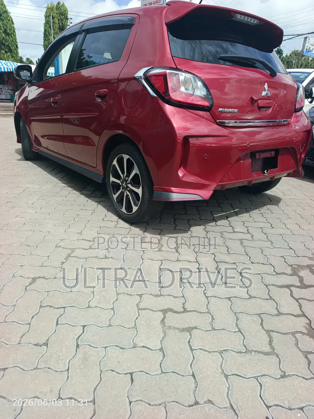 Mitsubishi Mirage 2020 Red