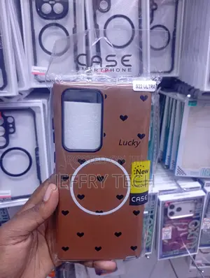 Samsung Galaxy S22 Ultra Lucky" Slogan Cover