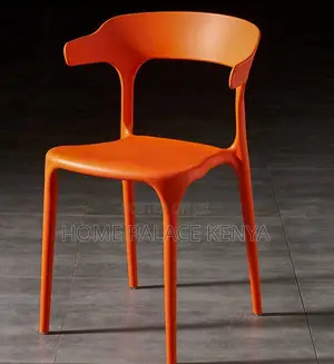 Plastic Chair: Lightweight Plastic Dining Chair With Backrest