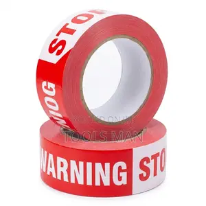 Durable 250m Red & White Safety Barrier Caution Tape - High Visibility