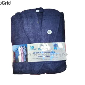 100% Cotton Hooded Bathrobe - Highly Absorbent in Different Sizes 