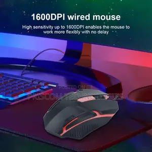 Usb Wired Mouse Computer Laptop Gaming Office Luminous Mouse
