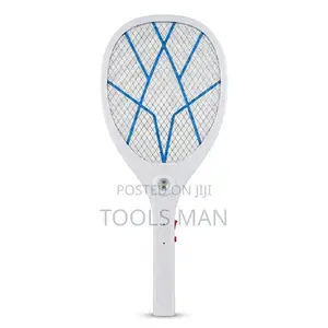 Rechargeable Electric Mosquito Swatter Racket - Instant Insect Killer