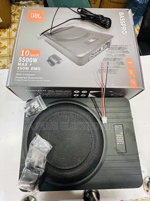 JBL Underseat Subwoofer 5500w Nano108 – Compact Slim Car Subwoofer