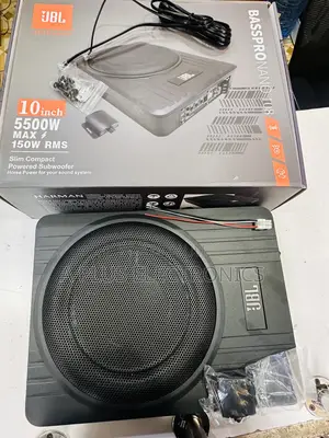 JBL Underseat Subwoofer 5500w Nano108 –Premium Bass Enhancement System