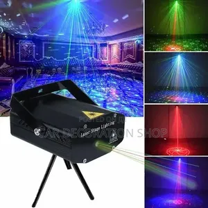Sound Activated Mode Laser Pattern to Music Beats