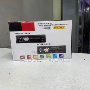 606 Digital Mp3 Car Radio – 1 Din Stereo Audio Player With Fm Radio
