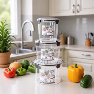 PCS Large Acrylic Lock and Lock Bpa Free Storage Containers
