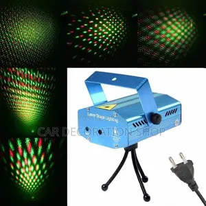 Blue Mini Stage Sound Activated Laser Projector Automated Light Shows