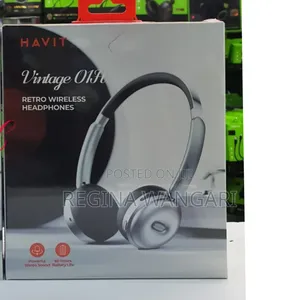 Havit H616bt Vintage 01h *80hrs Playtime* Retro Wireless Headphones