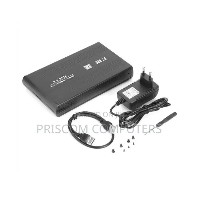 Usb 2.0 High Speed 3.5'' External Sata HDD Hard Drive 2.0, Black