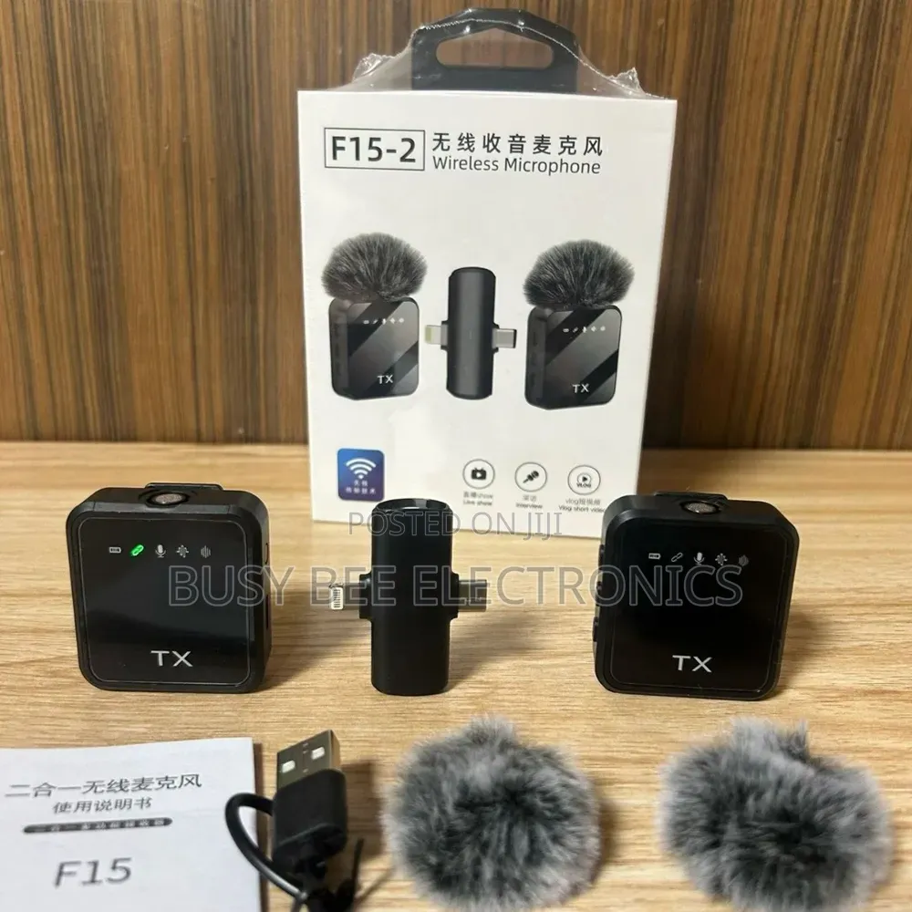 2mic 3 In1 Wireless Lavalier Microphone
