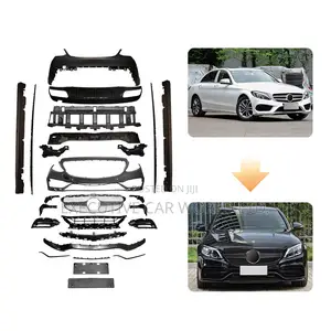 Mercedes-Benz C-Class W205 to C63 Amg Body Kit
